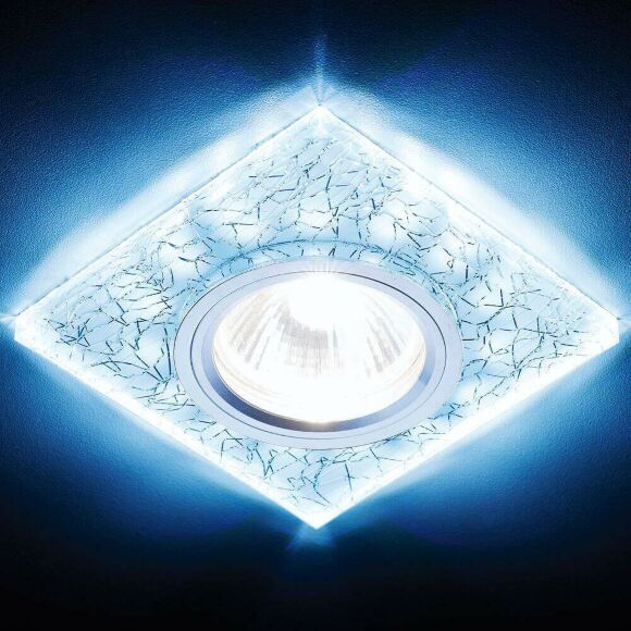 Встраиваемый светодиодный светильник Ambrella Light Led S227 W/CH/C Встраиваемый светодиодный светильник Ambrella Light Led S227 W/CH/C