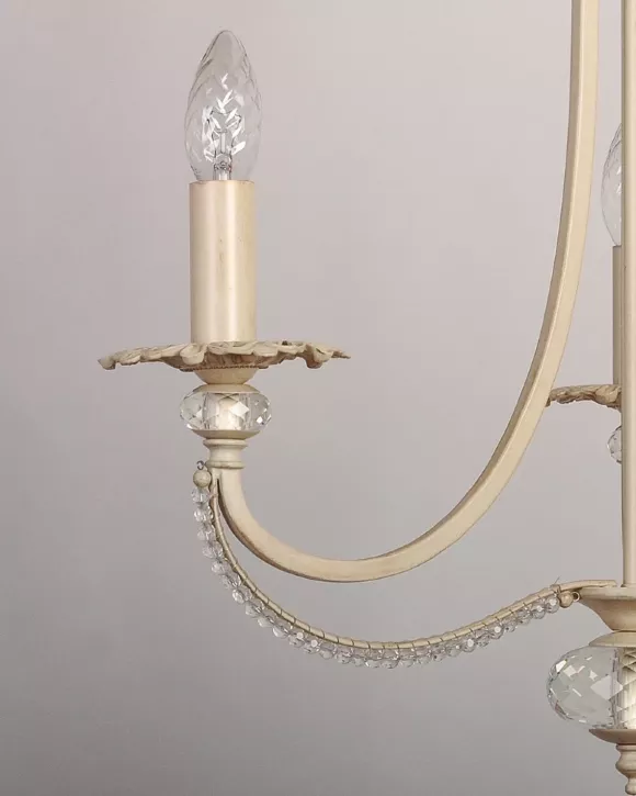 Подвесная люстра Abrasax Josephine 3007/3(creamgold), Белый, Кремовый, Металл Подвесная люстра Abrasax Josephine 3007/3(creamgold), Белый, Кремовый, Металл