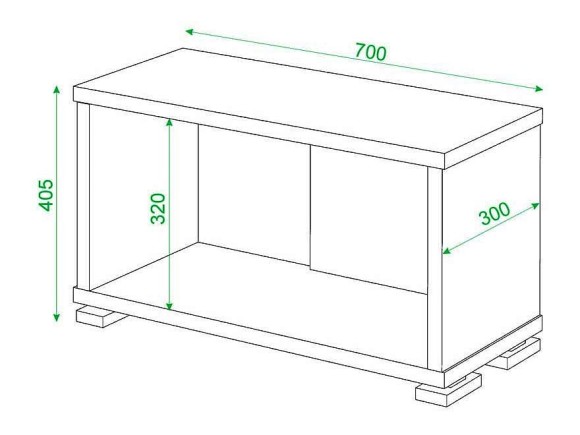 Стеллаж Домино нельсон СБ-10_1 MER_SB-10_1_BE