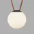 Трековый однофазный светильник Denkirs Belty Orb DK5553-BK