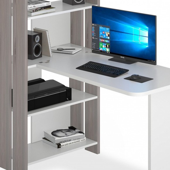 Стол компьютерный Домино Lite СТЛ-ОВ+С100Р MER_STL-OV-S100RPryam_bez_tumby_NBE