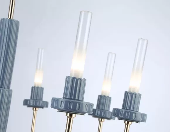 Люстра на штанге Ambrella Light High Light Ceramo Modern LH53126, декоративные элементы крупным планом Люстра на штанге Ambrella Light High Light Ceramo Modern LH53126, декоративные элементы крупным планом