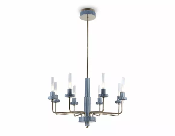 Люстра на штанге Ambrella Light High Light Ceramo Modern LH53126, 3000, Теплый белый, 80 Люстра на штанге Ambrella Light High Light Ceramo Modern LH53126, 3000, Теплый белый, 80