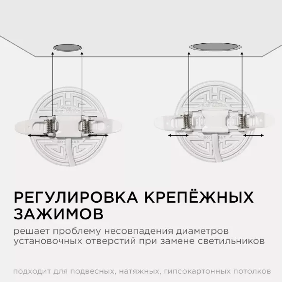 Встраиваемая светодиодная панель безрамочная Apeyron FLP 06-102 Встраиваемая светодиодная панель безрамочная Apeyron FLP 06-102
