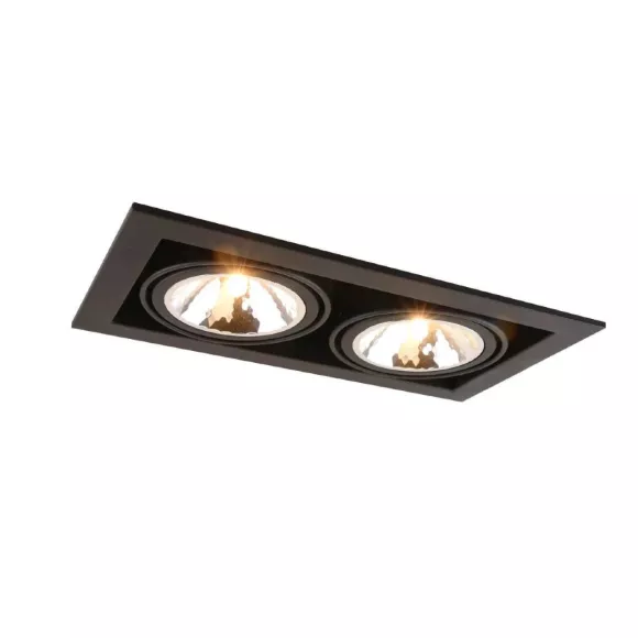 Встраиваемый светильник Arte Lamp Cardani Semplice A5949PL-2BK Встраиваемый светильник Arte Lamp Cardani Semplice A5949PL-2BK