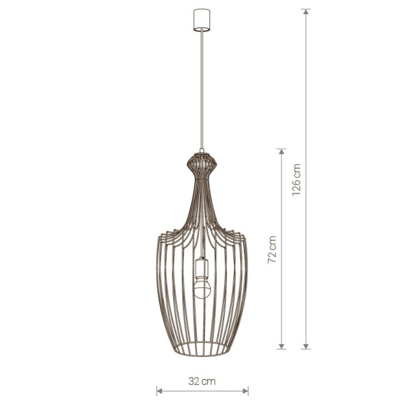 Подвесной светильник Nowodvorski Luksor 8847
