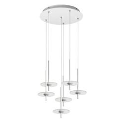 Подвесная светодиодная люстра De Markt Ауксис 722013006