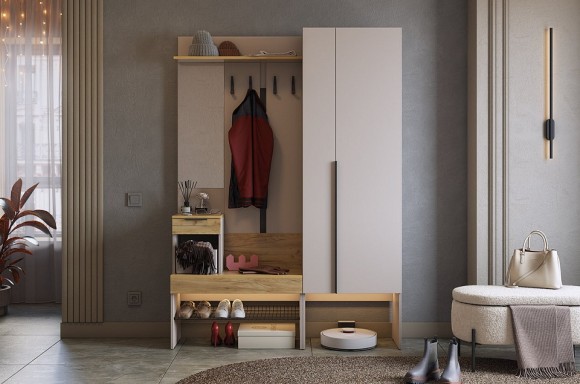 Стенка для прихожей Баско К2 MBS_PK02Basko-3369