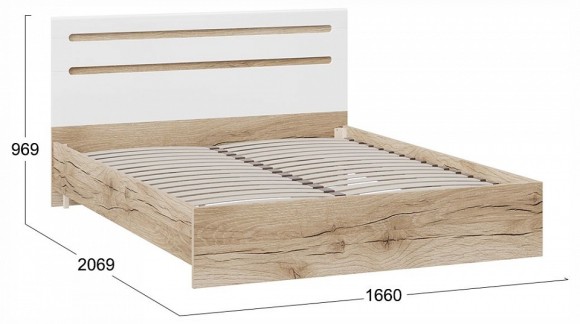 Кровать двуспальная Фьюжн ТД-260.01.03 TRI_225473