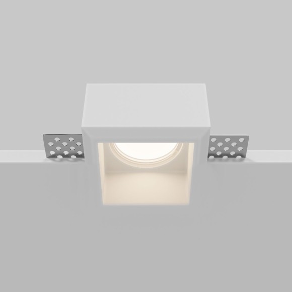 Встраиваемый светильник Maytoni Technical Gyps Modern DL131-GU10-01-W