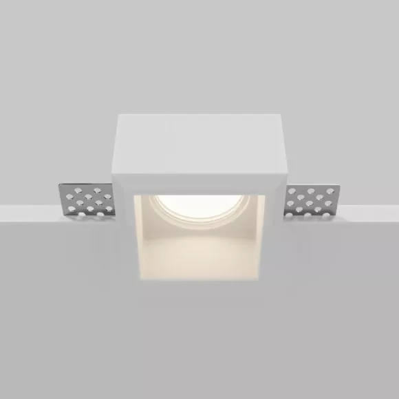 Встраиваемый светильник Maytoni Technical Gyps Modern DL131-GU10-01-W Встраиваемый светильник Maytoni Technical Gyps Modern DL131-GU10-01-W
