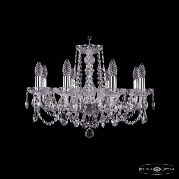 Подвесная люстра Bohemia Ivele Crystal 1402/8/195 Ni