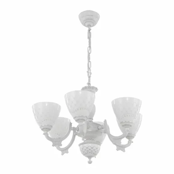 Подвесная люстра Arte Milano 343837/6 WT+SL, декоративные элементы крупным планом Подвесная люстра Arte Milano 343837/6 WT+SL, декоративные элементы крупным планом