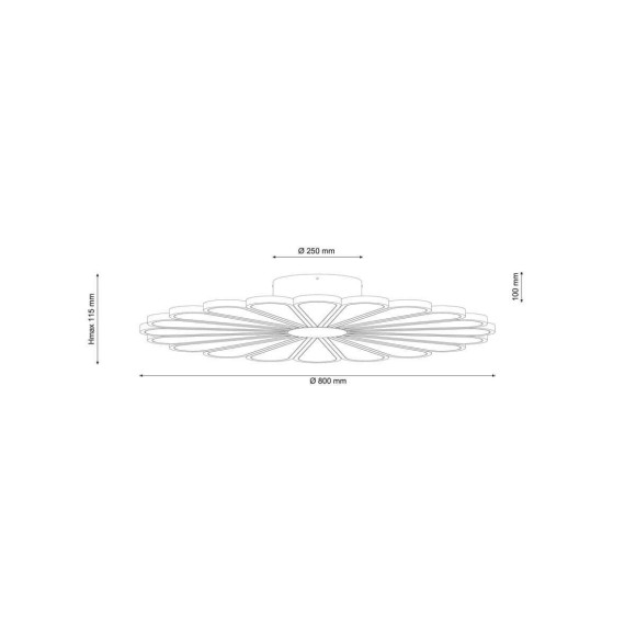 Потолочная светодиодная люстра Lucia Tucci Miracoli Miracoli 202.10 LED