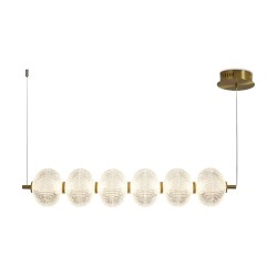 Подвесная светодиодная люстра Freya Awella FR6135PL-L22BT