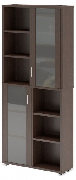 Шкаф-витрина Домино ПУ-30-2-ФС MER_PU-30-2-FS_V