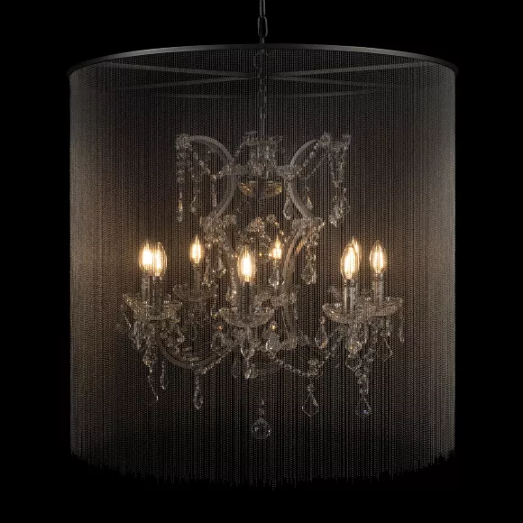 Подвесная люстра Loft IT Vaille Crystal 10450/800, декоративные элементы крупным планом
