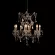 Подвесная люстра Loft IT Vaille Crystal 10450/800, Арт-деко, Графит