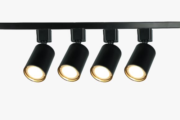 Трековый однофазный светильник (4 шт.) Эра TR70-SET4-GU10-BK Б0063956