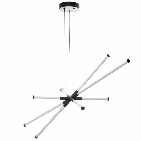 Подвесная люстра Citilux Lucia CL217181, Черный, Белый, Нейтральный белый, вид снизу Подвесная люстра Citilux Lucia CL217181, Черный, Белый, Нейтральный белый, вид снизу