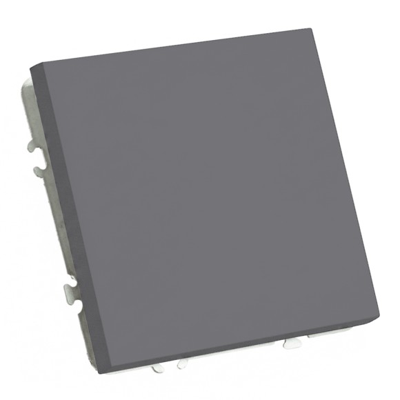 Выключатель 1-клавишный (механизм) СЗК Stekker Эмили 250В 10АRSW10-5103-10ZK платиново-серый soft touch 50238