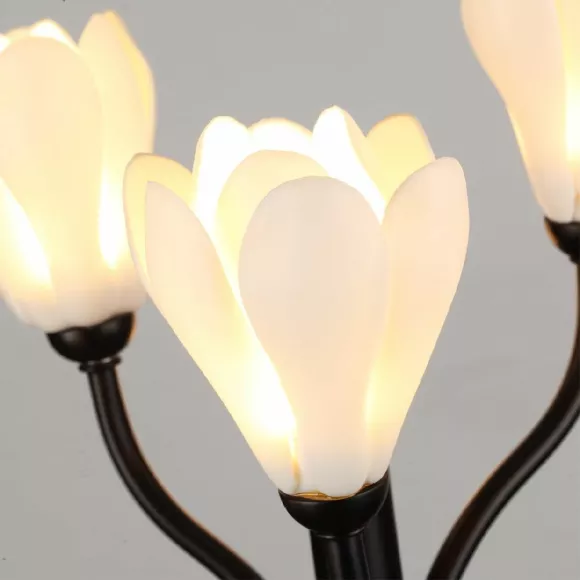 Настольная лампа Odeon Light Gardi Modern 5090/6T, Черный, Белый, Металл, крупный план