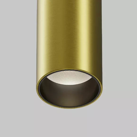 Трековый магнитный светильник Maytoni Focus Led TR041-2-12W4K-BBS, Черный, Латунь, Нейтральный белый, вид сверху