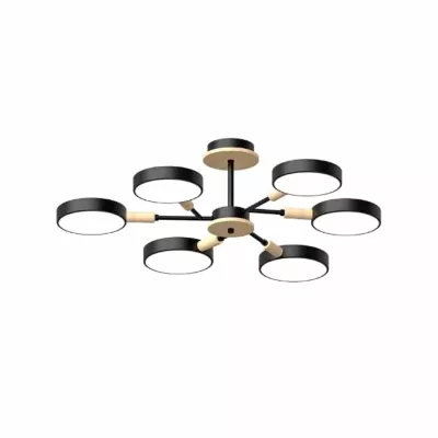 Люстра на штанге LED4U L3218-740 BK