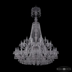 Подвесная люстра Bohemia Ivele Crystal 1409/24+12+6/460/XL-175/2d Ni