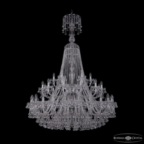 Подвесная люстра Bohemia Ivele Crystal 1409/24+12+6/460/XL-175/2d Ni