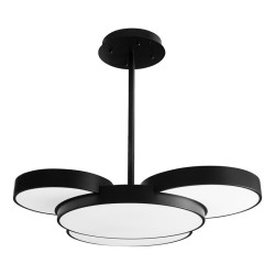 Подвесная светодиодная люстра с пультом управления iLedex Demure 9127-930-D-T BK