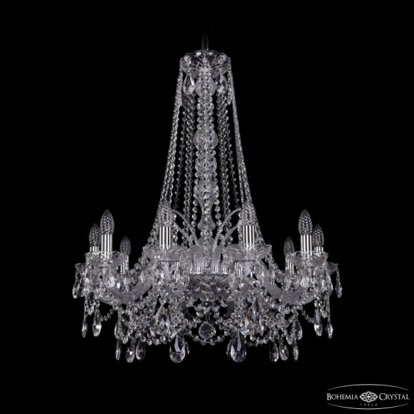 Подвесная люстра Bohemia Ivele Crystal 1411/10/240/h-83 Ni