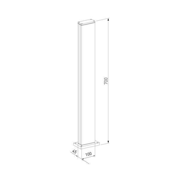 Ландшафтный светильник Elektrostandard Flat 1538 TECHNO LED черный 4690389219221 a072089