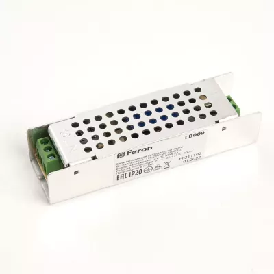 Блок питания для светодиодной ленты Feron LB009 12V 36W IP20 3A 176-264В 48007
