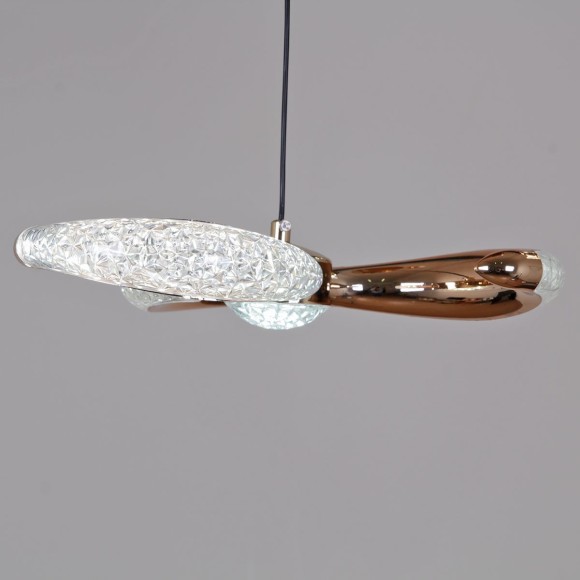 Подвесная люстра с пультом управления Reluce 80390-0.9-03 FG