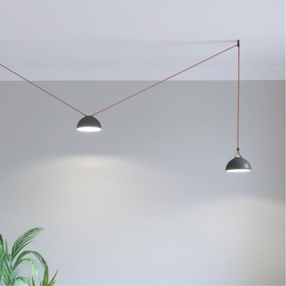 Трековый однофазный светильник Denkirs Belty Flow DK5561-BK