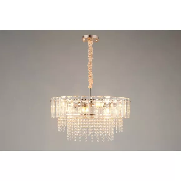 Подвесная люстра Omnilux Oliveri OML-69613-10, декоративные элементы крупным планом Подвесная люстра Omnilux Oliveri OML-69613-10, декоративные элементы крупным планом