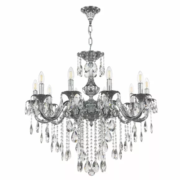 Подвесная люстра Bohemia Ivele Crystal AL79101/10/250 B Ni Подвесная люстра Bohemia Ivele Crystal AL79101/10/250 B Ni