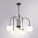 Люстра на штанге Arte Lamp Mebsuta A1675LM-6BK, Черный, Белый, Металл