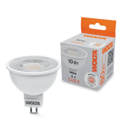 Светодиодная лампа WOLTA 10Вт 4000K GU5.3 матовая WSTD-MR16-220V10W4KGU5.3-L