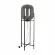 Торшер Loft IT Oda 10195F/1600 Smoke, Черный, Дымчатый, Металл, основание крупным планом