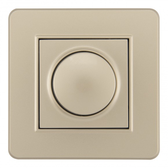 Диммер с рамкой Arte Milano SET16-1-48-1 shampan