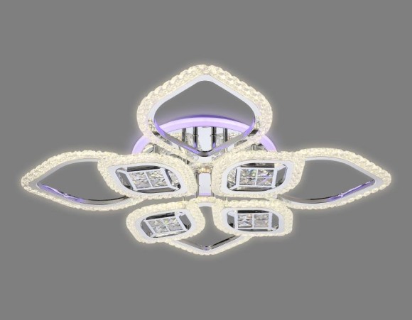 Потолочная светодиодная люстра с пультом управления Ambrella Light Ice FA283