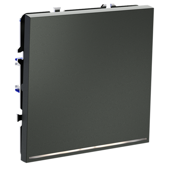 Выключатель одноклавишный с подсветкой Voltum S70 VLS010206