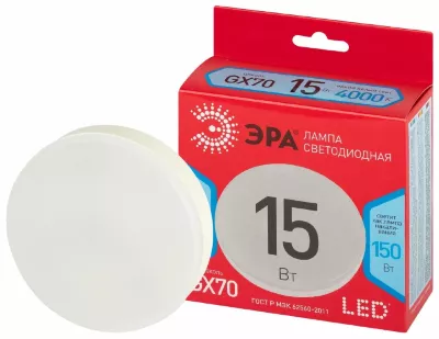 Лампа светодиодная Эра LED GX-15W-840-GX70 R 4000K таблетка Б0065470