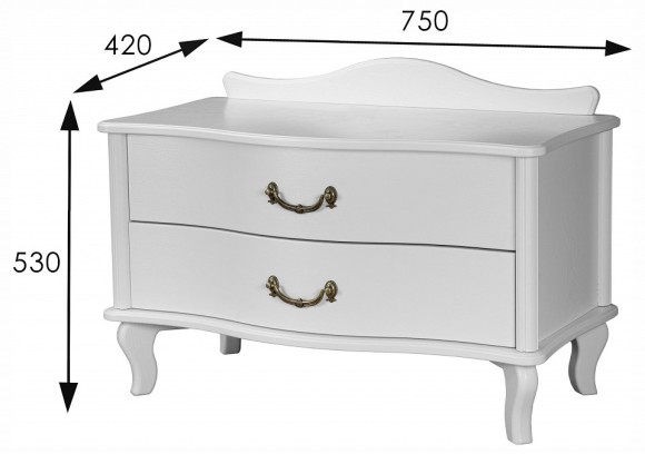 Тумбочка Джульетта Л ML_2102499000009