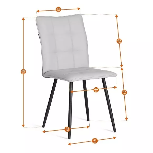 Стул Bari LT TET_24798, синий, металл, велюр Стул Bari LT TET_24798, синий, металл, велюр