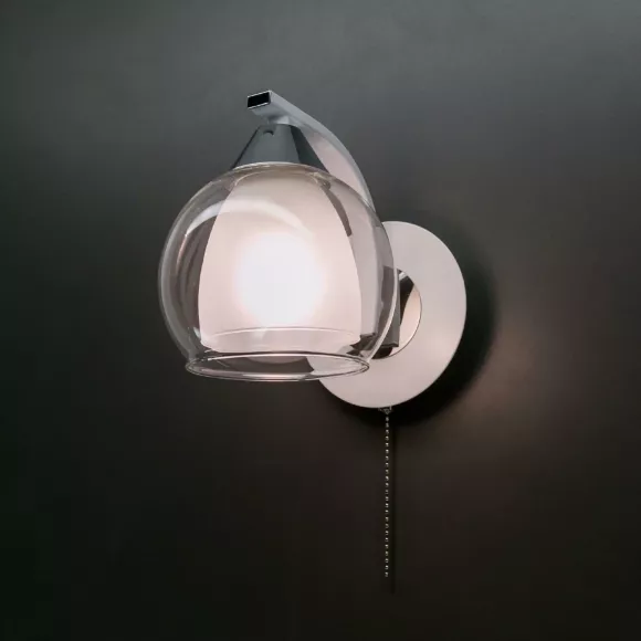 Бра Citilux CL152310, Белый, Металл, Стекло, декоративные элементы крупным планом