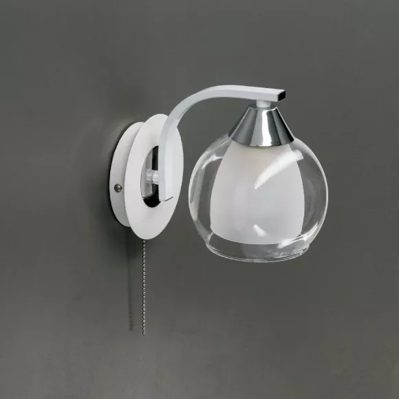 Бра Citilux CL152310, Белый, Металл, Стекло