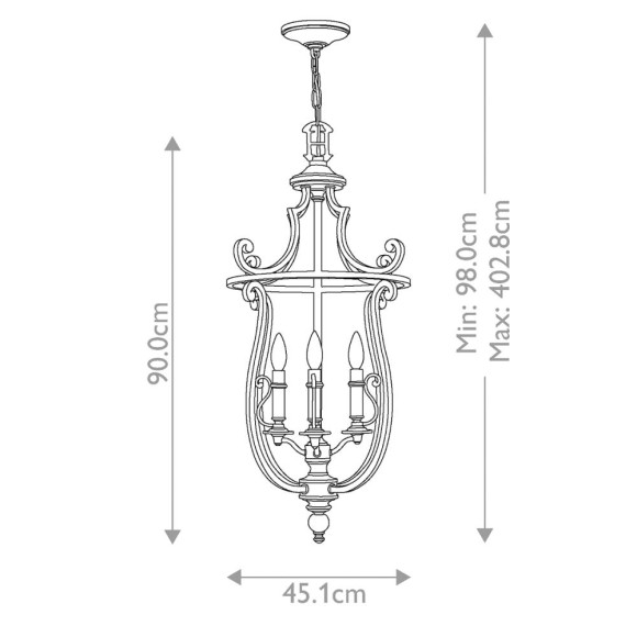 Подвесная люстра Hinkley Plymouth HK-PLYMOUTH4-P